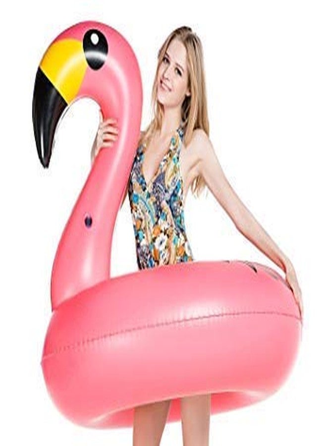 Bilvina Inflatable Flamingo Infant Swimming Float Ring | Pink | Pack of 1 - Image 5